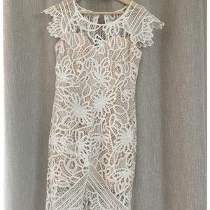 Boho Lace White Dress